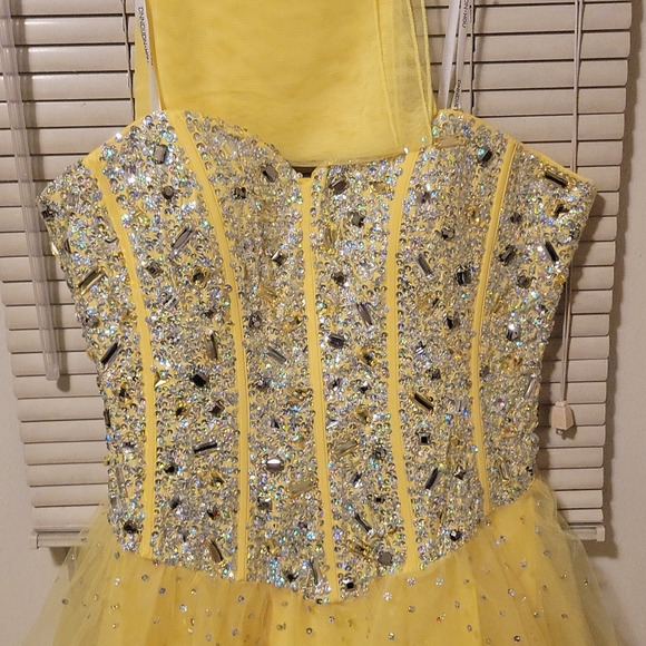 Brand New 80's Style Formal Mini Dress Sz XL - Picture 2 of 6